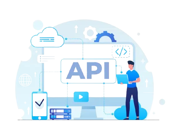 Frustrated team looking at multiple screens.